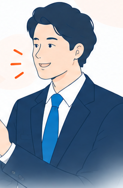 エース営業のイラスト
