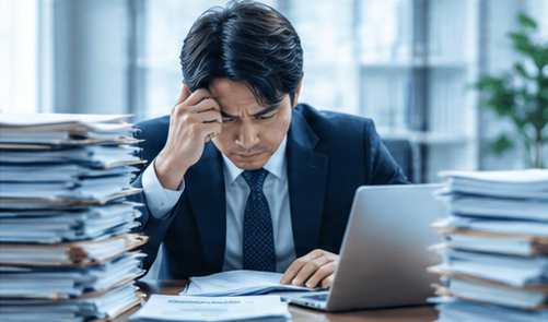 営業マネジメントが属人化している